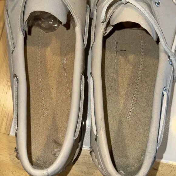 Sperry Authentic Original Boat Shoe Cream Men’s Size 10