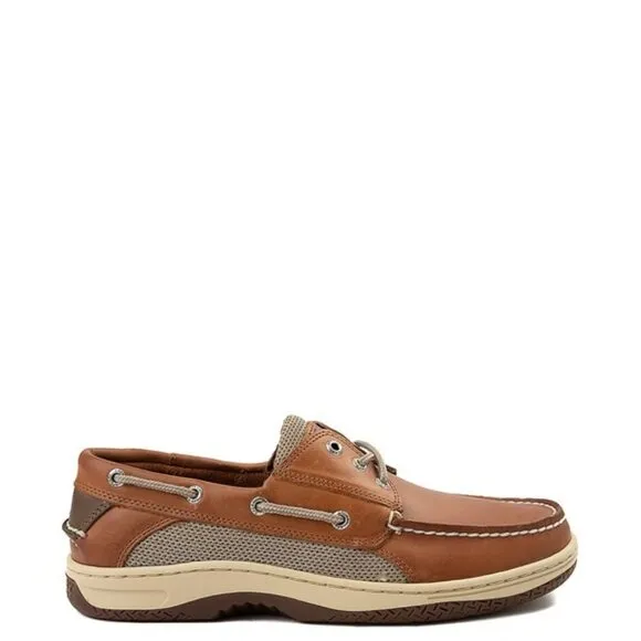 Sperry Billfish 3-Eye Boat Shoe Men's Casual Shoes Dark Tan Leather Sz. 10 M