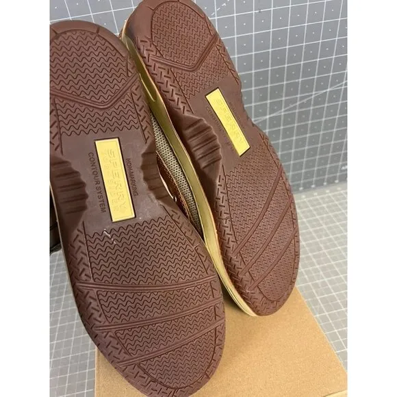 Sperry Billfish 3-Eye Boat Shoe Men's Casual Shoes Dark Tan Leather Sz. 10 M