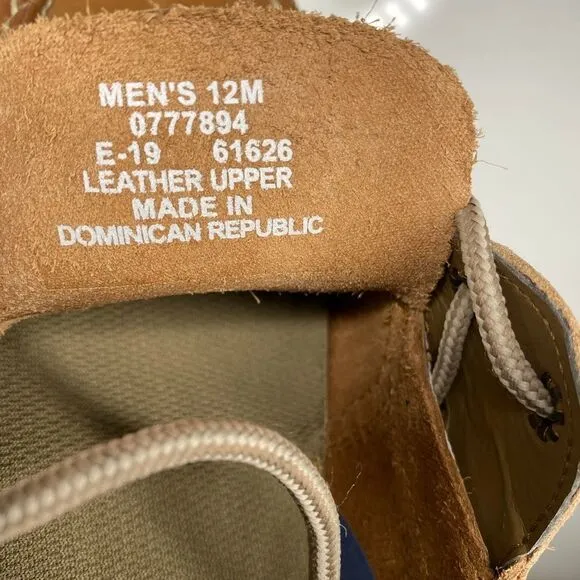 Sperry Brown Leather Leeward Boat Shoes Men's 12M  0777894