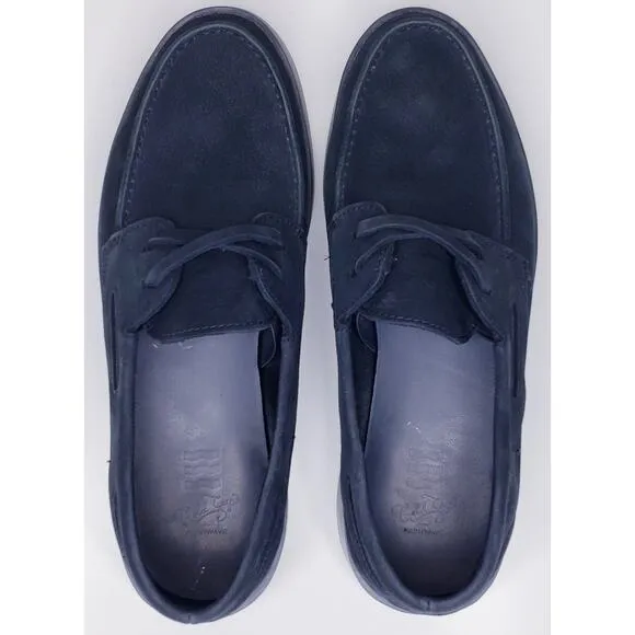 SPERRY GOLD CUP Authentic Original Black Plushwave 2 Eye Boat Shoes Men's 8.5