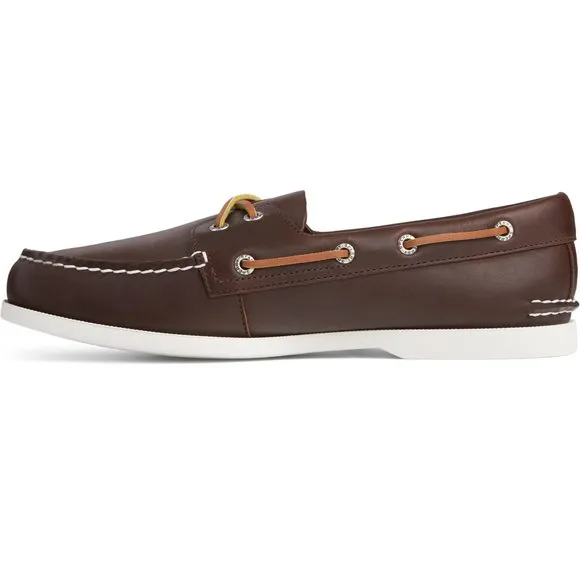 SPERRY MEN'S AUTHENTIC ORIGINAL PLUSHWAVE BOAT SHOE, BROWN, 13