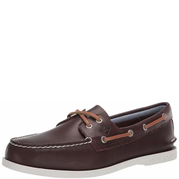 SPERRY MEN'S AUTHENTIC ORIGINAL PLUSHWAVE BOAT SHOE, BROWN, 13