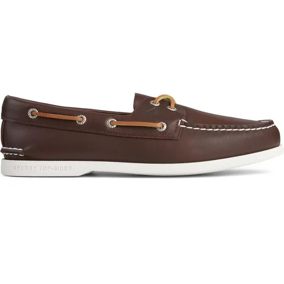 SPERRY MEN'S AUTHENTIC ORIGINAL PLUSHWAVE BOAT SHOE, BROWN, 13