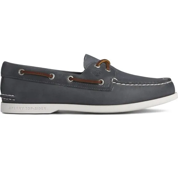 SPERRY MEN'S AUTHENTIC ORIGINAL PLUSHWAVE BOAT SHOE, NAVY, 13 M US