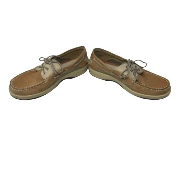 SPERRY. Men’s Billfish 3-Eye Boat Shoes in Cognac. Size 9.5.