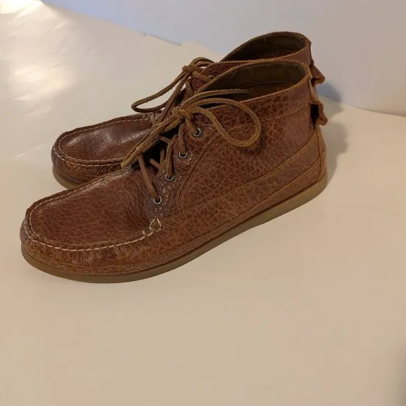Sperry Original Boat Chukka Tumbled Leather Boots - Tan - Size 13