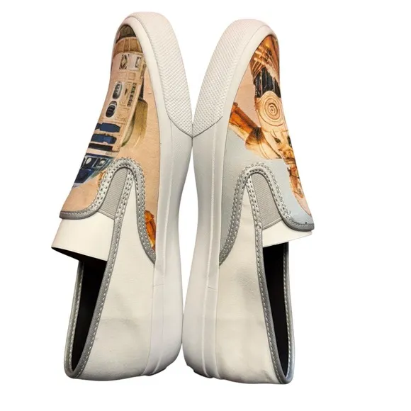 Sperry Star Wars R2-D2 C-3PO Slip-On Shoes Women's 9.5M Limited Edition