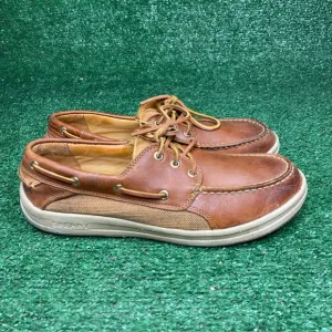 Sperry Top Sider GOLD CUP Boat Dock Brown Leather Loafer Shoes Mens 10.5 D