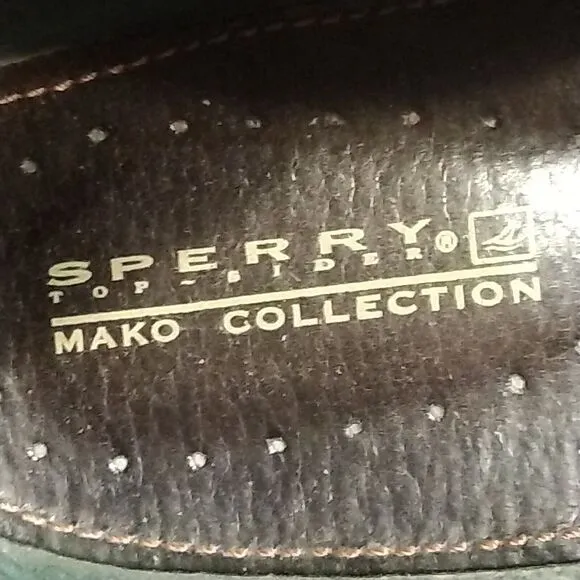 Sperry Top Sider Mako Collection 2 Eye Canoe Boat Shoe 0764027 Brown Leather 8.5