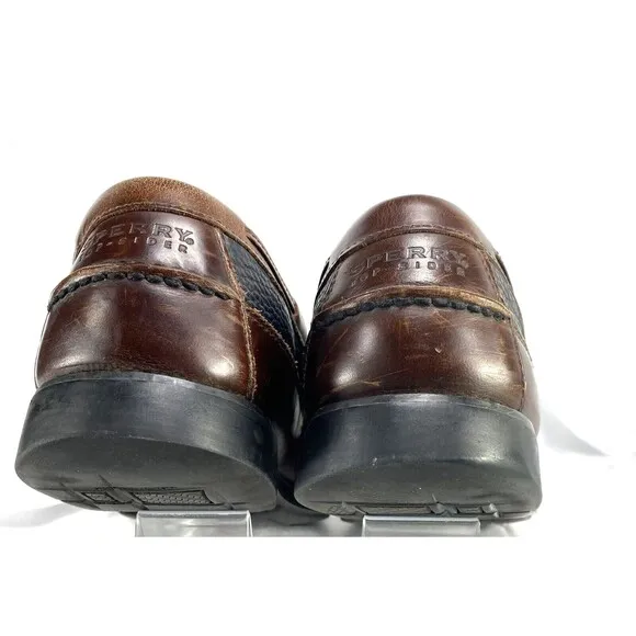 Sperry Top Sider Men's Sz. 14 M Mahogany Leather Moccasin Kiltie Tassel Loafer