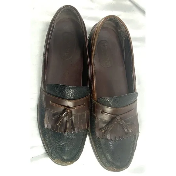 Sperry Top Sider Men's Sz. 14 M Mahogany Leather Moccasin Kiltie Tassel Loafer
