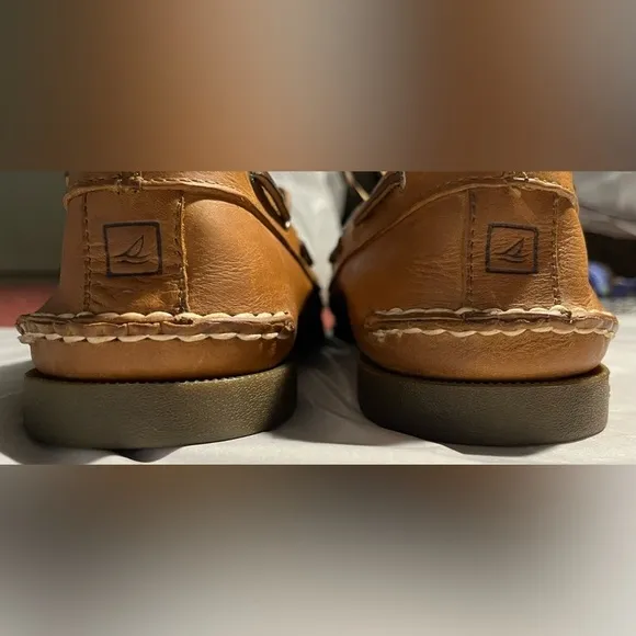 Sperry Top-Sider Tan Leather Boat Shoes Men’s size 13