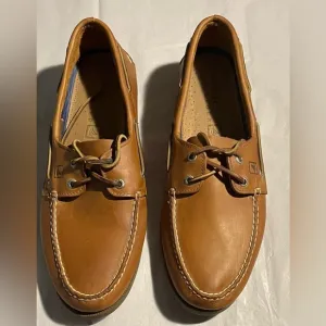Sperry Top-Sider Tan Leather Boat Shoes Men’s size 13