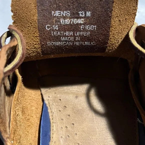 Sperry Top-Sider Tan Leather Boat Shoes Men’s size 13