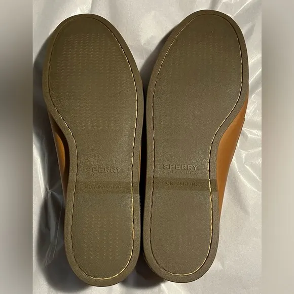 Sperry Top-Sider Tan Leather Boat Shoes Men’s size 13