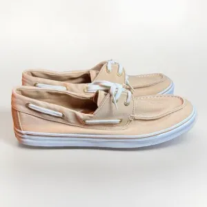 Sperry Top-Sider Women’s 12M Tan Canvas Boat Shoes NWOB