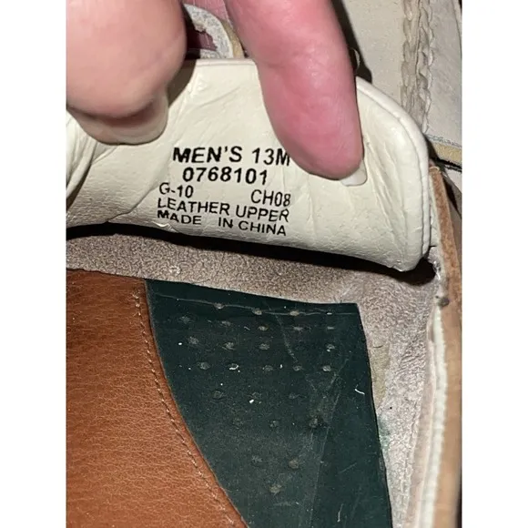 Sperry Topsider Shoes Men 13M Beige &amp;  Ivory 0768101 Casual Beach Resort Cruise‎