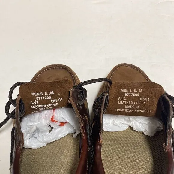 Sperry Brown Leeward Boat Shoe Size 8