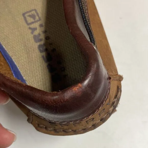 Sperry Brown Leeward Boat Shoe Size 8