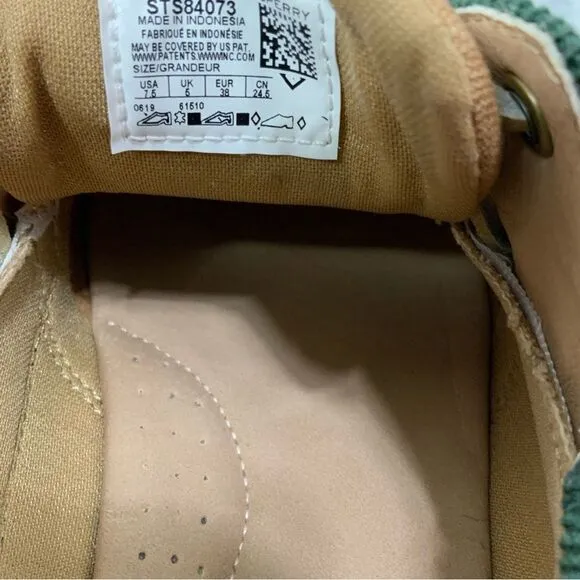 SPERRY Kiofish Corduroy Leather Boat Shoes
