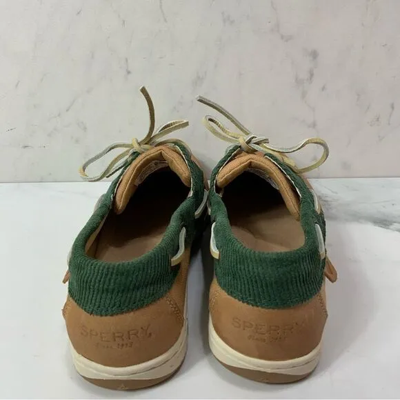 SPERRY Kiofish Corduroy Leather Boat Shoes