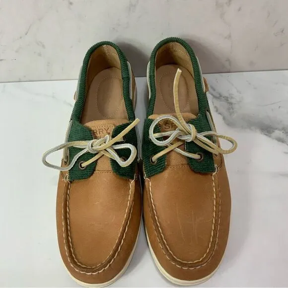 SPERRY Kiofish Corduroy Leather Boat Shoes