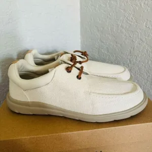 SPERRY TOP-SIDER Men's Captains Moc Toe Hemp Boat  Shoe, Size 11.5, Ivory, NWT