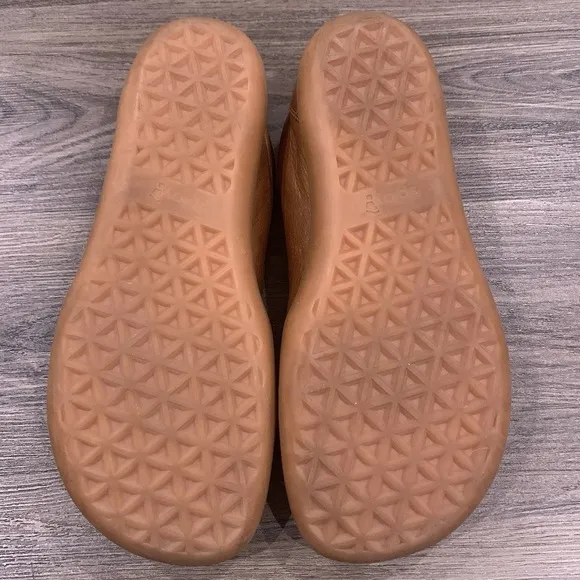 Splay Freestyle Mens Size 10 Chestnut Leather Barefoot Comfort Lace Up Shoes