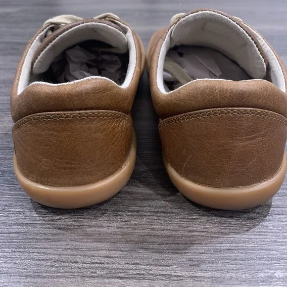 Splay Freestyle Mens Size 10 Chestnut Leather Barefoot Comfort Lace Up Shoes