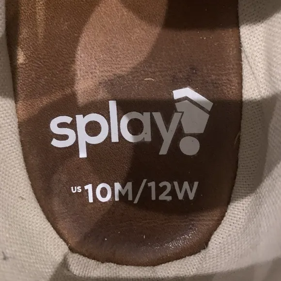 Splay Freestyle Mens Size 10 Chestnut Leather Barefoot Comfort Lace Up Shoes