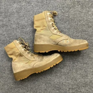 SPM1C1-13-D-1017 Men's 8.5 Boots Tan Suede Hot Weather Military Combat Boots