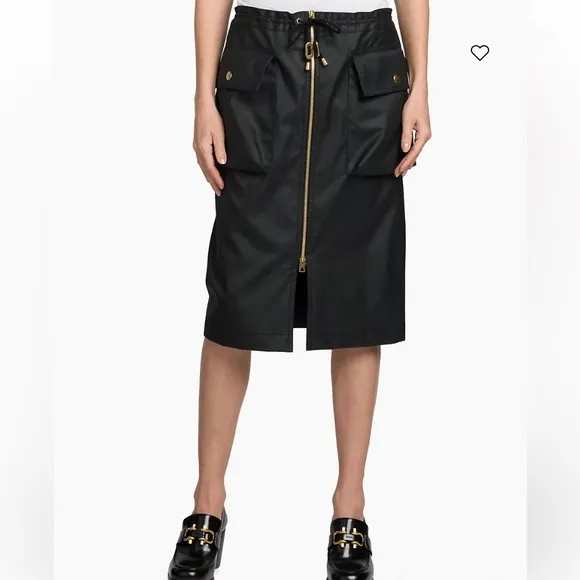 SPRING CLEANOUT 🥀🌹🌸🌼🪻🪷BOTTEGA VENETA Bottega VenetaCoated Cargo Midi-Skirt
