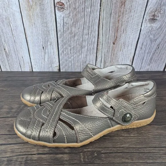 Spring Step Luvette Bronze Leather Mary Jane Shoes Women's Sz 7.5-8 M EU38 NWOB