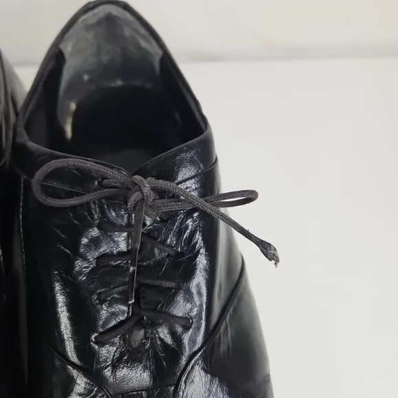 Stacy Adams Leather Upper And Out Sole Balance Men Shoes 9 1/2 M Made In India