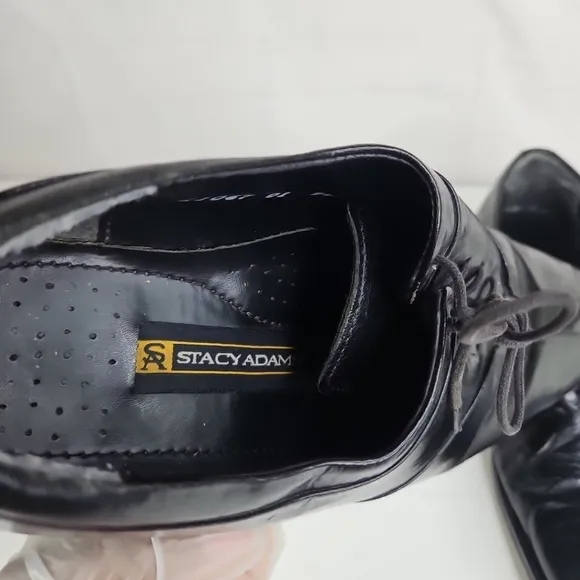 Stacy Adams Leather Upper And Out Sole Balance Men Shoes 9 1/2 M Made In India