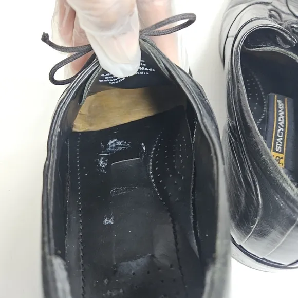 Stacy Adams Leather Upper And Out Sole Balance Men Shoes 9 1/2 M Made In India
