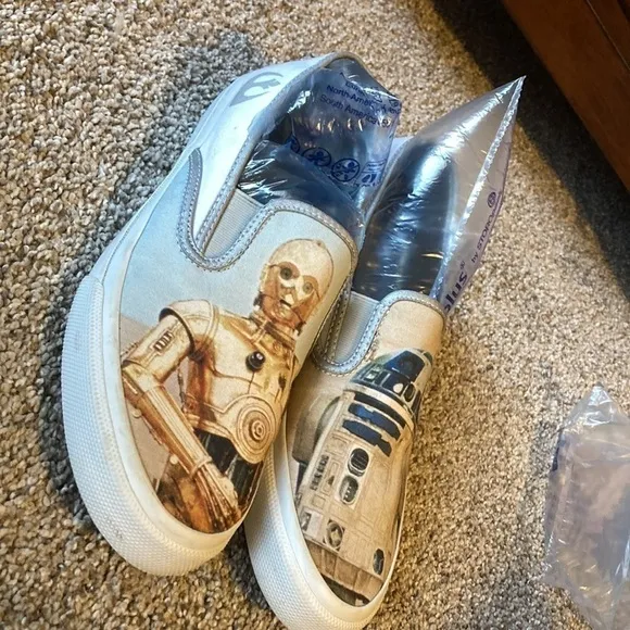 STAR Wars Mens’ slip on Sperry shoes size 9.5