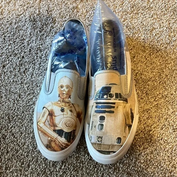 STAR Wars Mens’ slip on Sperry shoes size 9.5