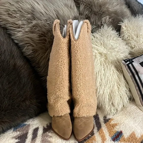 Steve Madden tall Sherpa boots