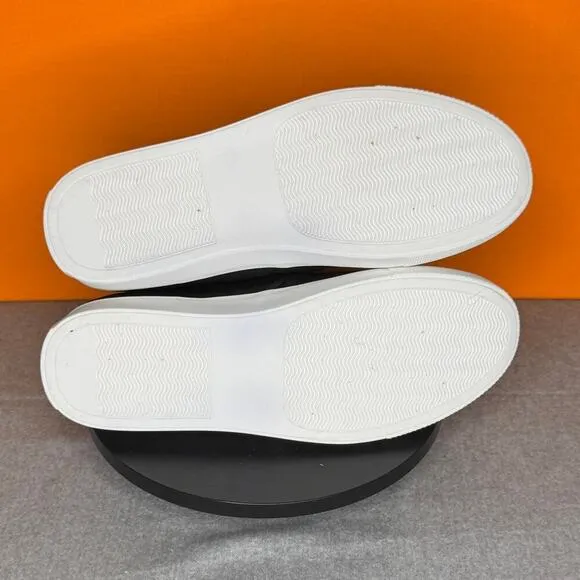 Steve Madden Zarayy Slip On Skate Black Size 8.5 With Box