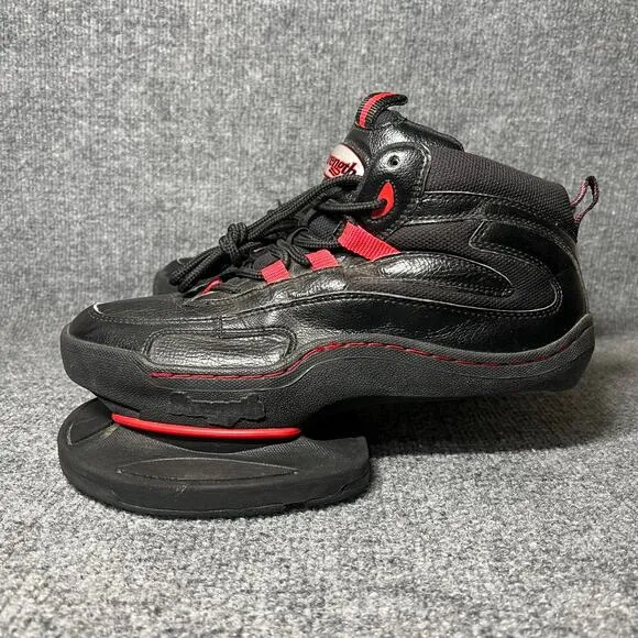 Strength Jump Men's US 8.5 Sneakers Black Red Athletic Basketball Training Shoes