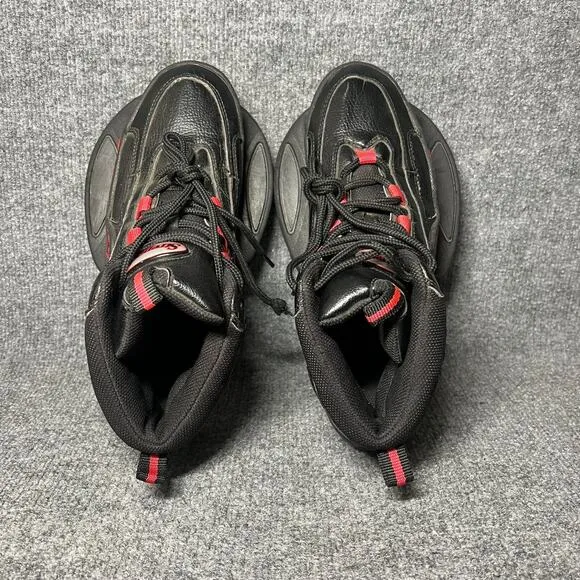 Strength Jump Men's US 8.5 Sneakers Black Red Athletic Basketball Training Shoes