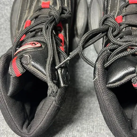 Strength Jump Men's US 8.5 Sneakers Black Red Athletic Basketball Training Shoes