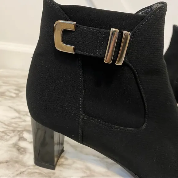 Stuart Weitzmam Goretex Moto Ankle Boots Black 5.5