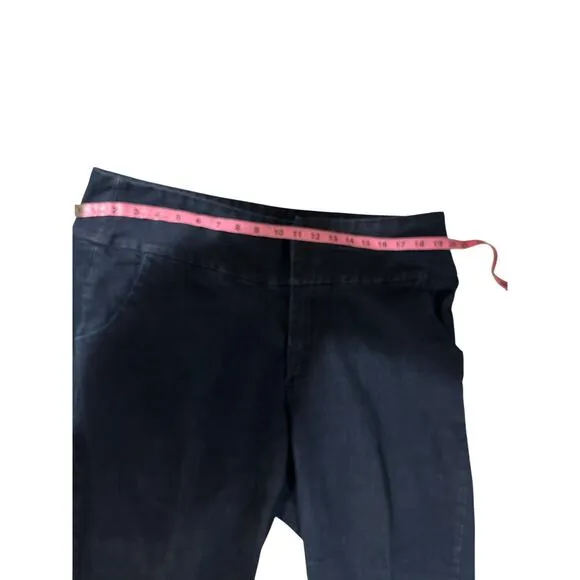 SVOBODA - Wide Leg Dark Blue Denim Jeans - Sz 18 Tall