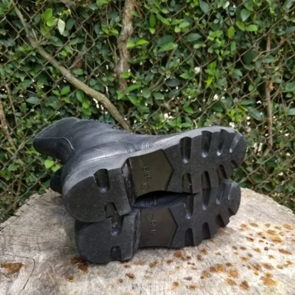 Sz 6.5 Combat Boots/Genuine Leather Army Boots