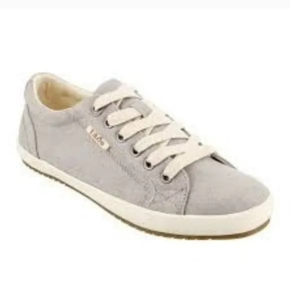 Taos Womens Star Canvas Plim soul grey Sneakers shoes sz 8.5