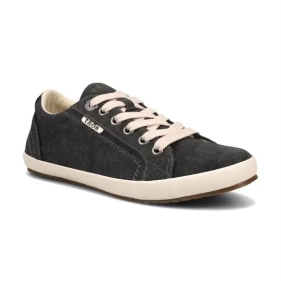 Taos Women's Star - Charcoal Wash Canvas Shoes size 7.5