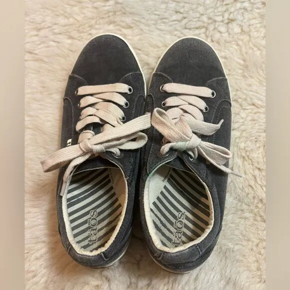 Taos Women's Star - Charcoal Wash Canvas Shoes size 7.5